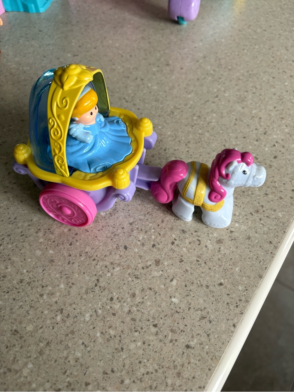 Fisher Price Little People Cinderella Disney Princess Coach Klip Klop Carriage